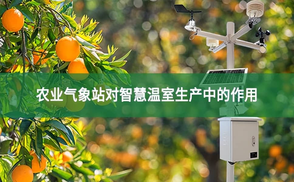 農業氣象站對智慧溫室生產中的作用