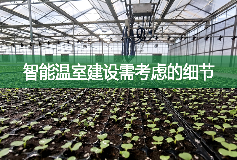 智能溫室建設需考慮的細節
