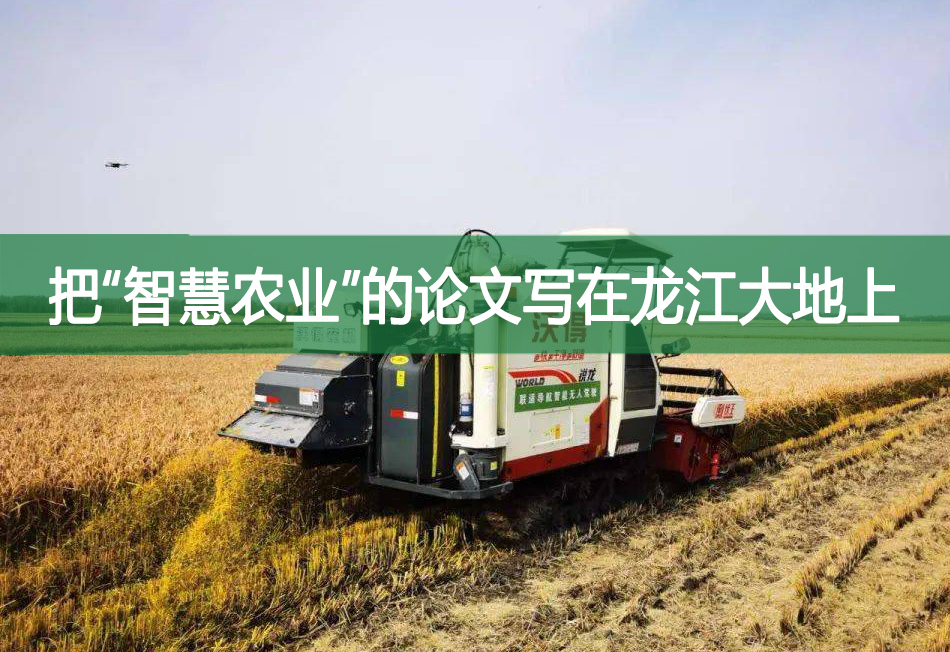 把“智慧農業”的論文寫在龍江大地上