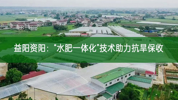益陽資陽：“水肥一體化”技術(shù)助力抗旱保收