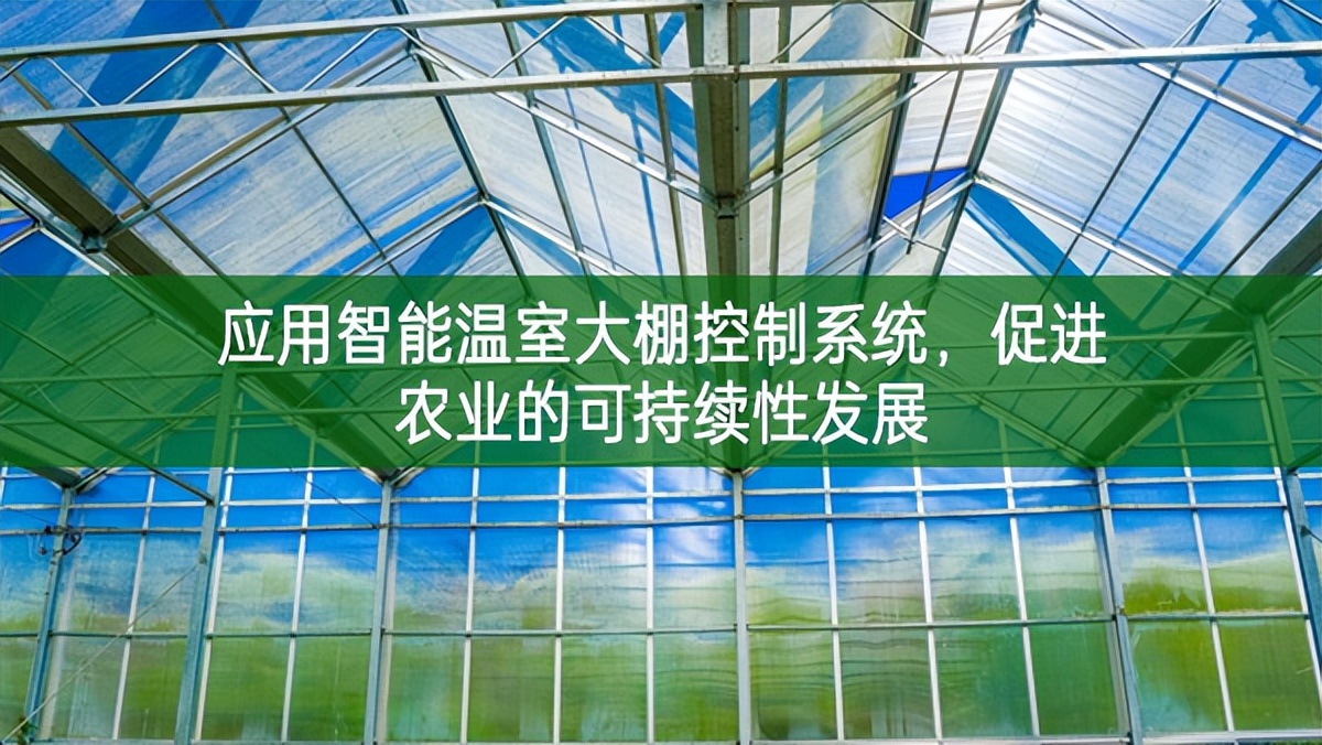 應用智能溫室大棚控制系統，促進農業的可持續性發展