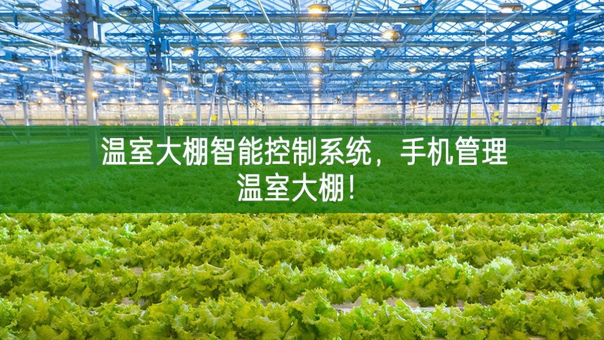 溫室大棚智能控制系統，手機管理溫室大棚!