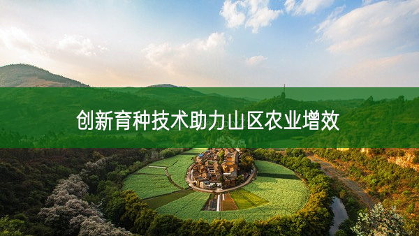 創新育種技術助力山區農業增效