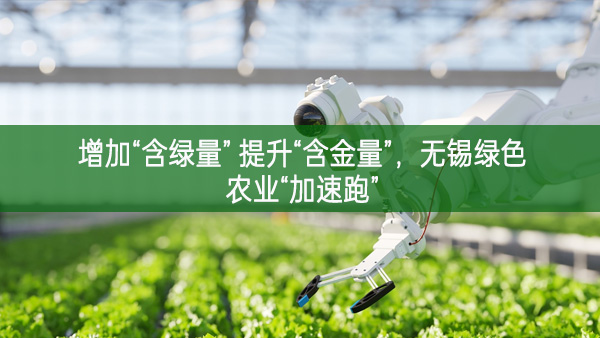 增加“含綠量” 提升“含金量”，無錫綠色農(nóng)業(yè)“加速跑”