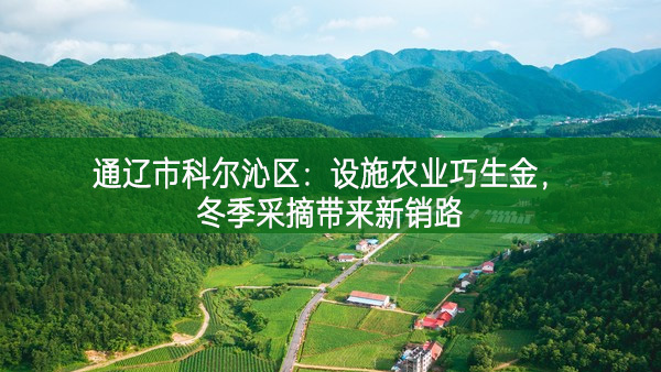 通遼市科爾沁區:設施農業巧生金,冬季采摘帶來新銷路