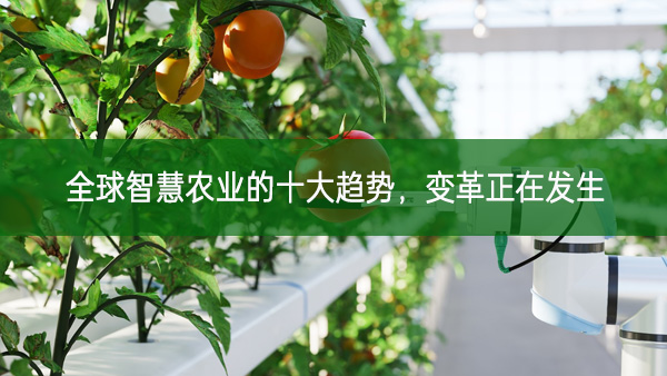 全球智慧農業的十大趨勢，變革正在發生