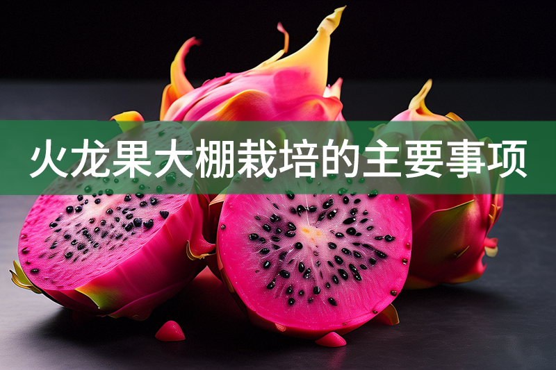 火龍果大棚栽培的主要事項
