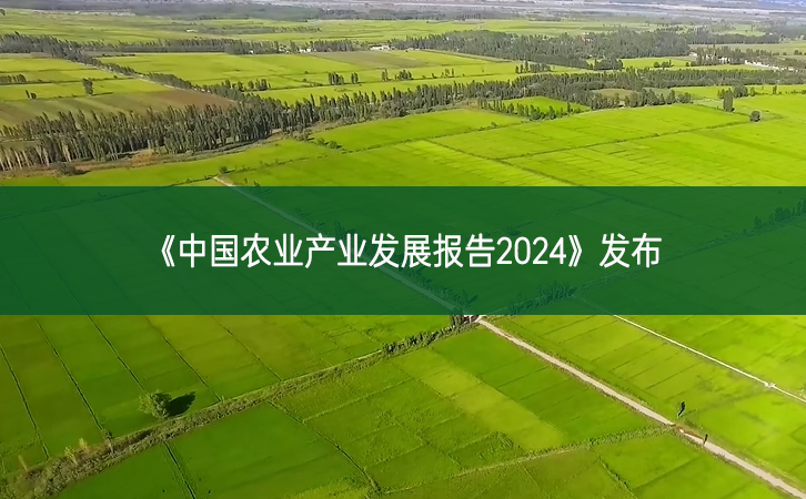 《中國農業產業發展報告2024》發布