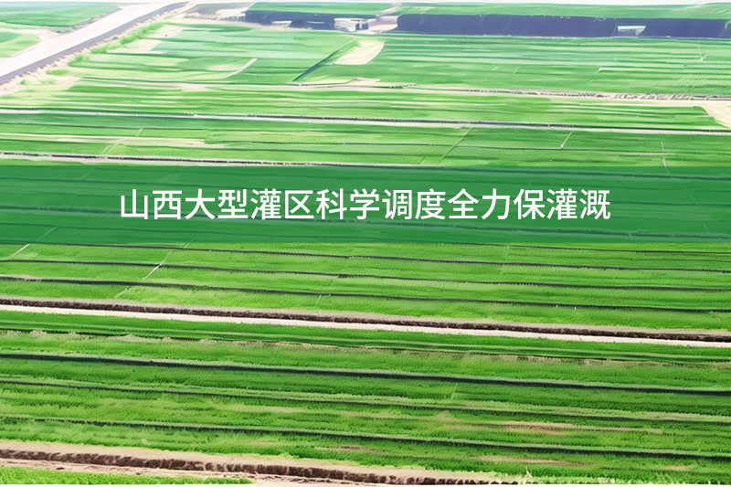 山西大型灌區(qū)科學(xué)調(diào)度全力保灌溉