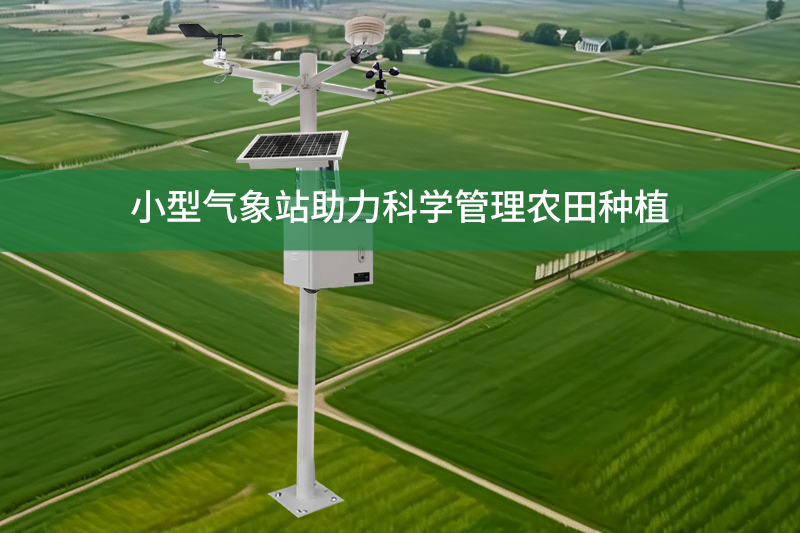 小型氣象站助力科學(xué)管理農(nóng)田種植