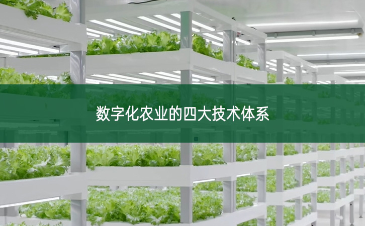 數字化農業的四大技術體系