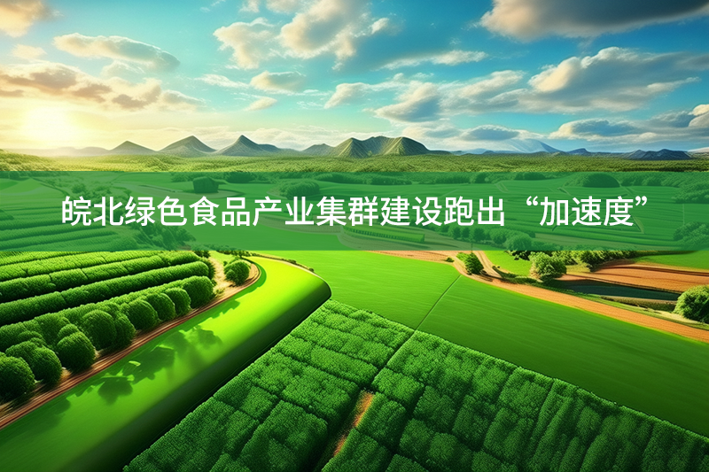 皖北綠色食品產業集群建設跑出“加速度”