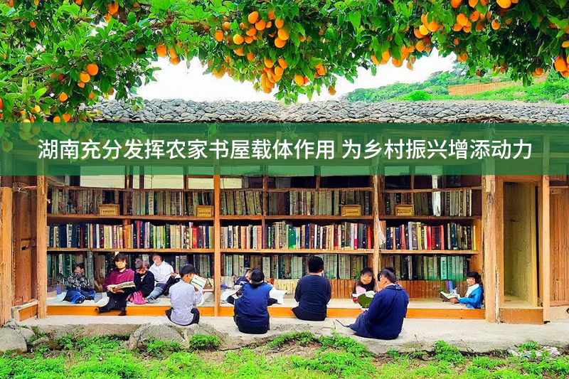 湖南充分發揮農家書屋載體作用 為鄉村振興增添動力