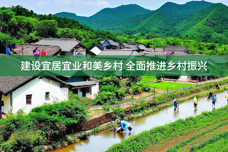 建設宜居宜業和美鄉村 全面推進鄉村振興
