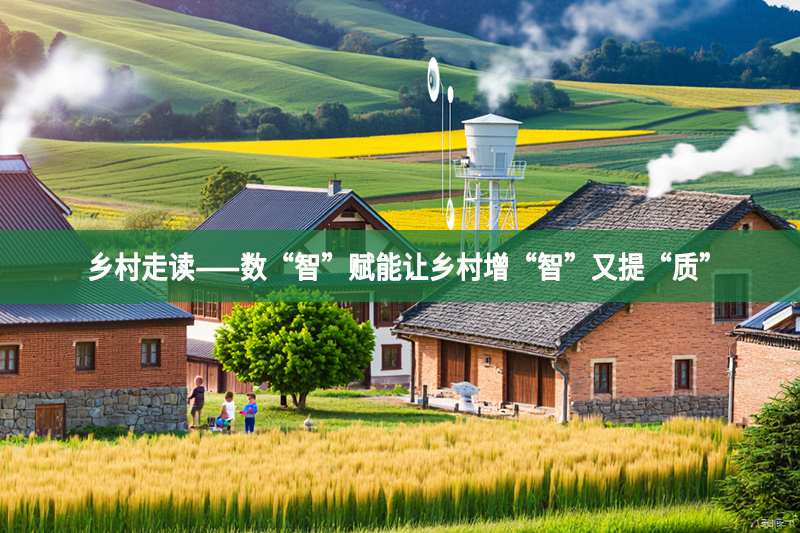鄉村走讀——數“智”賦能讓鄉村增“智”又提“質”