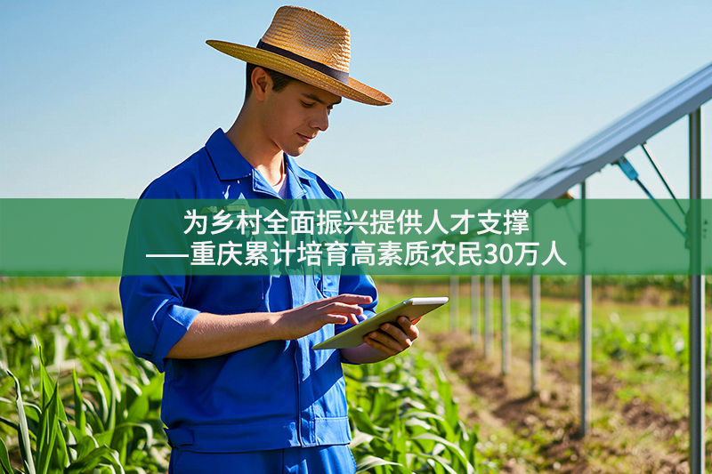 為鄉村全面振興提供人才支撐——重慶累計培育高素質農民30萬人