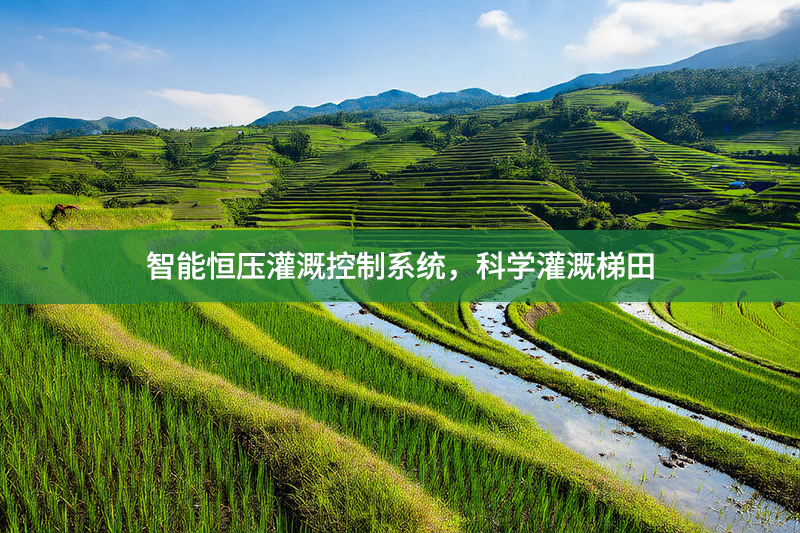 智能恒壓灌溉控制系統，科學灌溉梯田