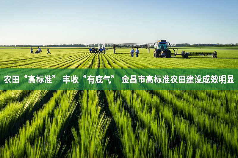 農田“高標準” 豐收“有底氣” 金昌市高標準農田建設成效明顯