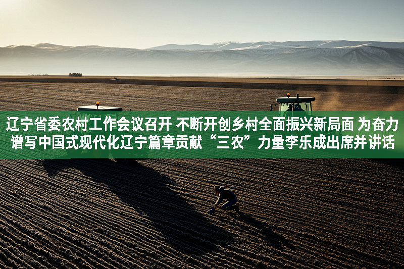 遼寧省委農村工作會議召開 不斷開創鄉村全面振興新局面 為奮力譜寫中國式現代化遼寧篇章貢獻“三農”力量李樂成出席并講話