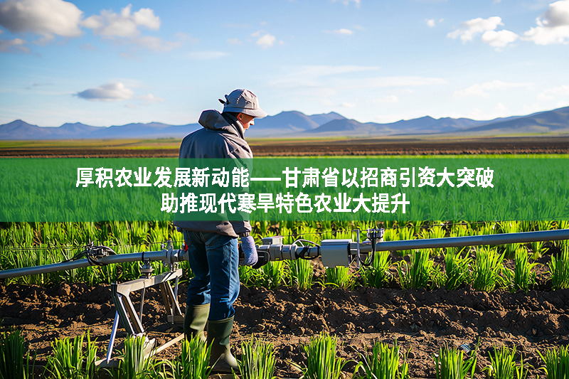 厚積農(nóng)業(yè)發(fā)展新動能?——甘肅省以招商引資大突破助推現(xiàn)代寒旱特色農(nóng)業(yè)大提升