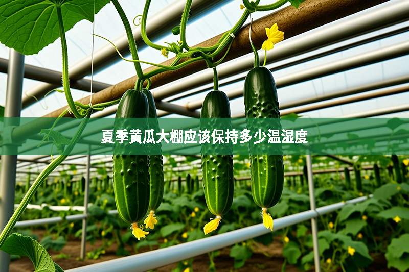 夏季黃瓜大棚應該保持多少溫濕度