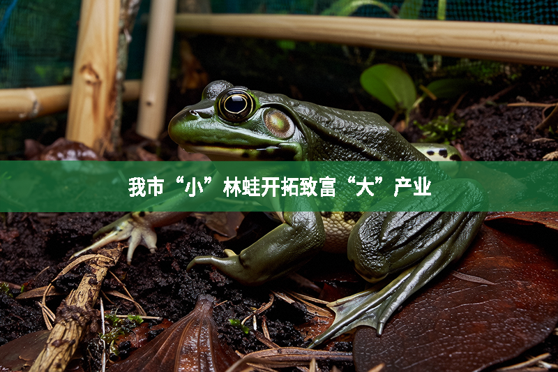 我市“小”林蛙開拓致富“大”產業