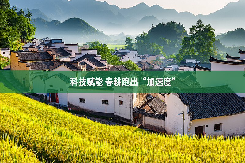科技賦能 春耕跑出“加速度”
