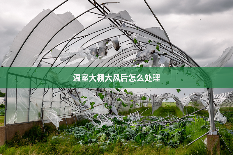 溫室大棚大風后怎么處理