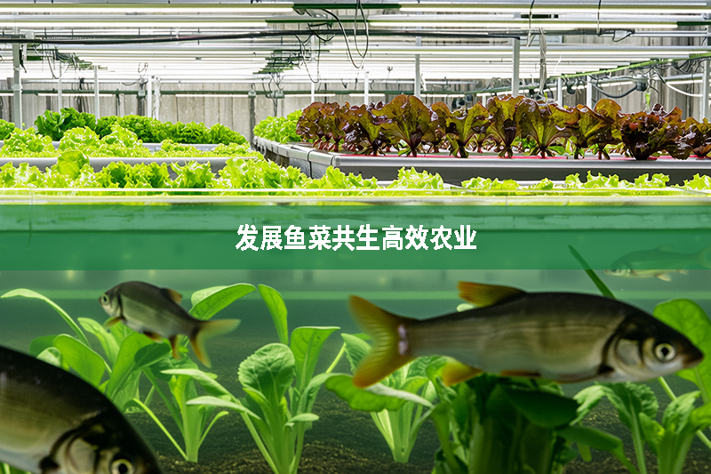 發展魚菜共生高效農業