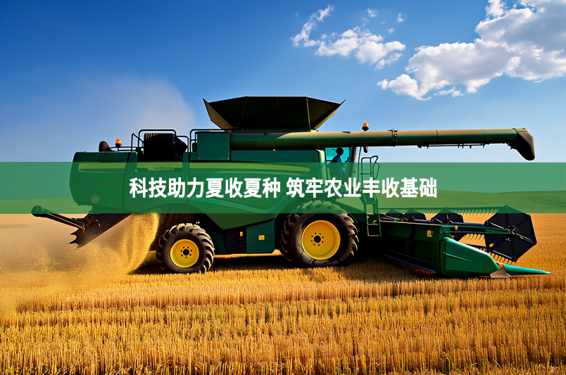 科技助力夏收夏種 筑牢農(nóng)業(yè)豐收基礎(chǔ)