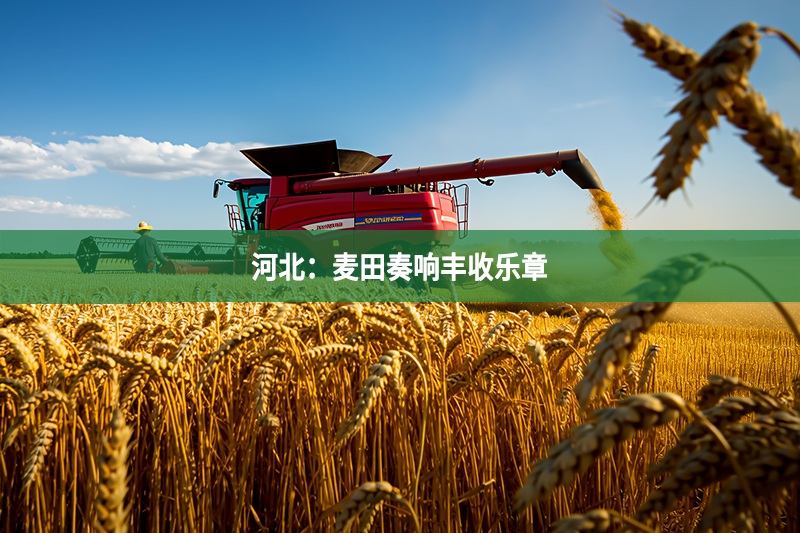河北：麥田奏響豐收樂章