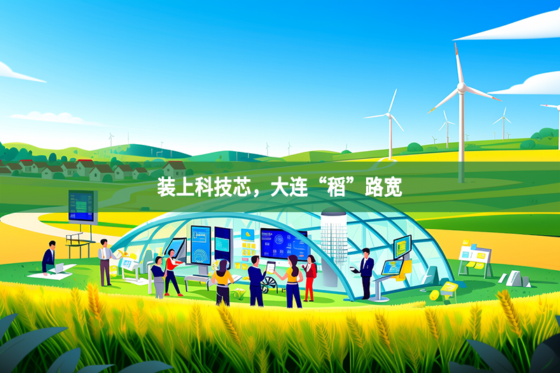 裝上科技芯，大連“稻”路寬
