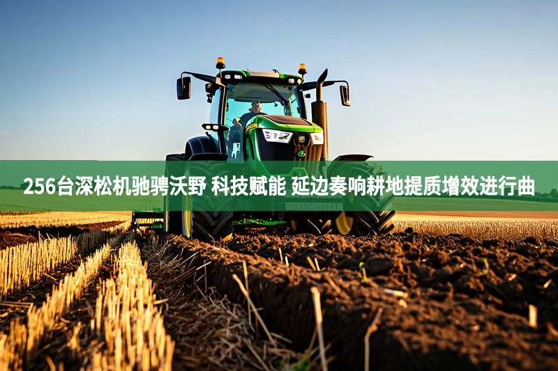 256臺深松機馳騁沃野 科技賦能 延邊奏響耕地提質增效進行曲
