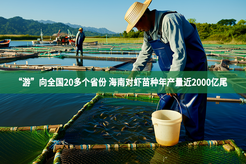 “游”向全國20多個省份 海南對蝦苗種年產量近2000億尾