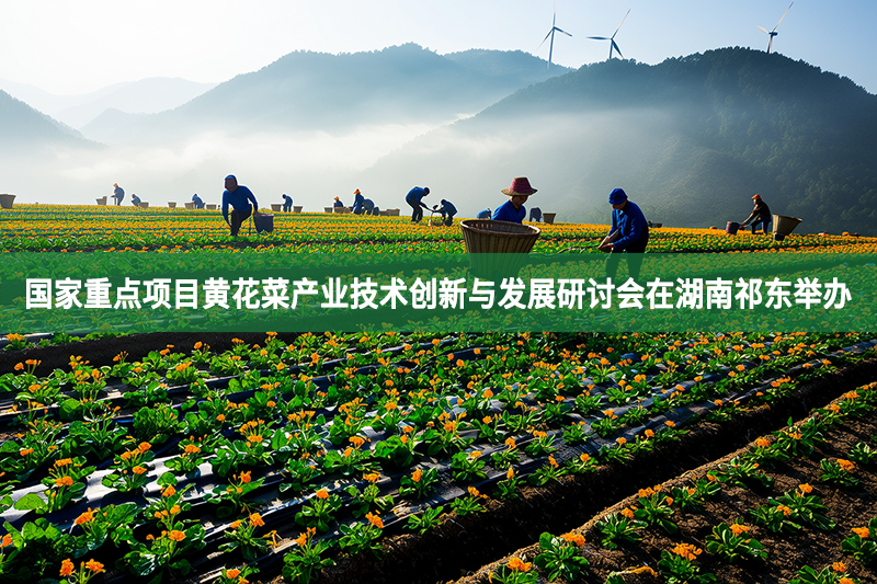 國家重點項目黃花菜產(chǎn)業(yè)技術(shù)創(chuàng)新與發(fā)展研討會在湖南祁東舉辦