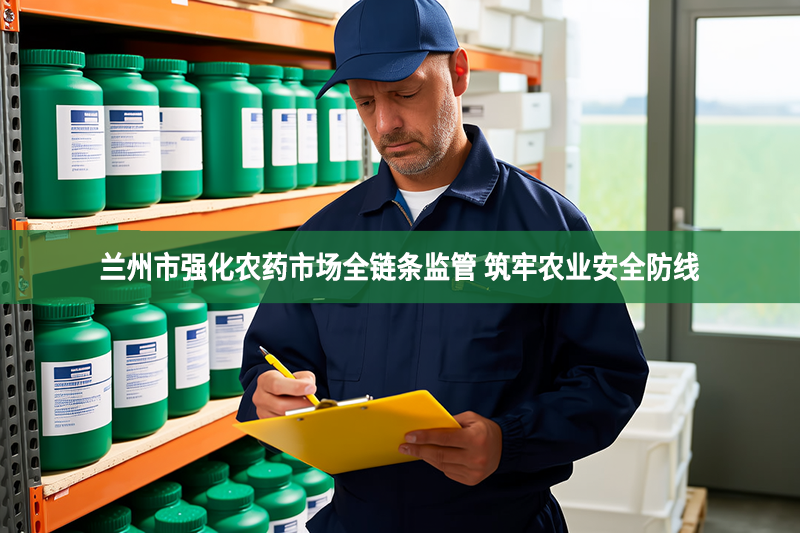 農藥市場全鏈條監管
