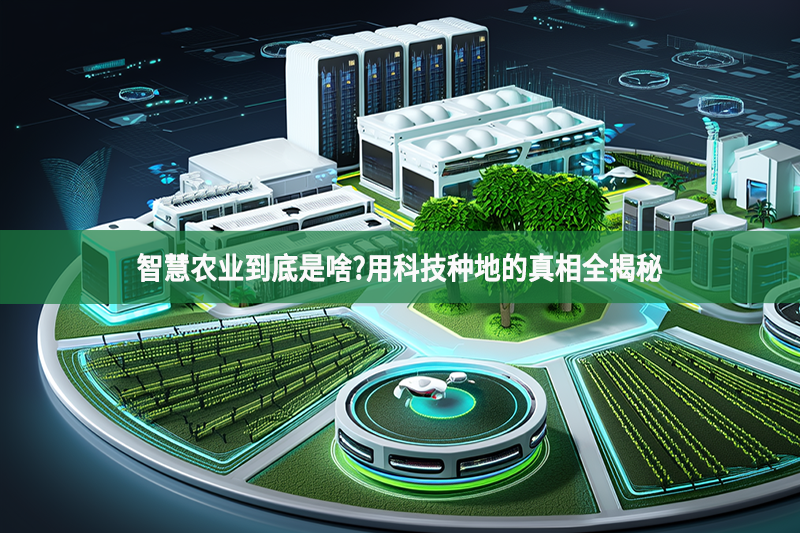 智慧農業到底是啥?用科技種地的真相全揭秘