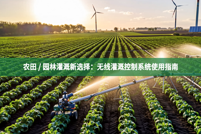 農(nóng)田 / 園林灌溉新選擇：無線灌溉控制系統(tǒng)使用指南