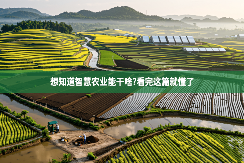 想知道智慧農業能干啥?看完這篇就懂了