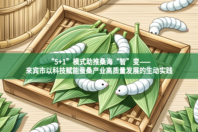 “5+1”模式助推桑海“智”變——來賓市以科技賦能蠶桑產(chǎn)業(yè)高質(zhì)量發(fā)展的生動實踐
