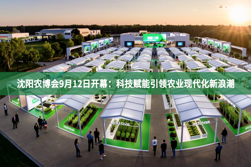 沈陽農(nóng)博會9月12日開幕：科技賦能引領(lǐng)農(nóng)業(yè)現(xiàn)代化新浪潮