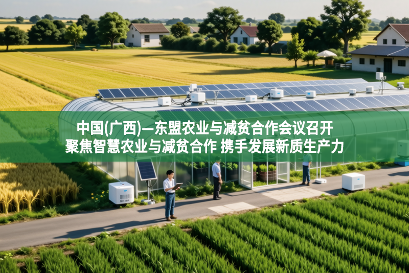 中國(廣西)—東盟農業與減貧合作會議召開 聚焦智慧農業與減貧合作 攜手發展新質生產力