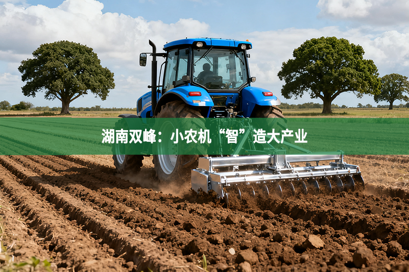 湖南雙峰：小農機“智”造大產業