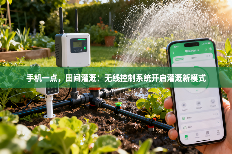 手機一點，田間灌溉：無線控制系統開啟灌溉新模式