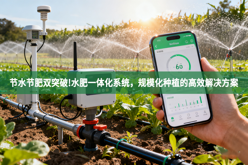 節水節肥雙突破!水肥一體化系統，規模化種植的高效解決方案