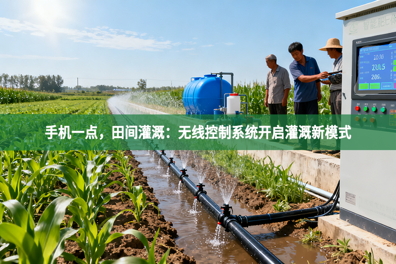 手機一點，田間灌溉：無線控制系統開啟灌溉新模式
