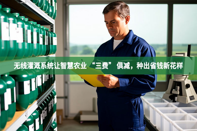 無線灌溉系統讓智慧農業 “三費” 俱減，種出省錢新花樣