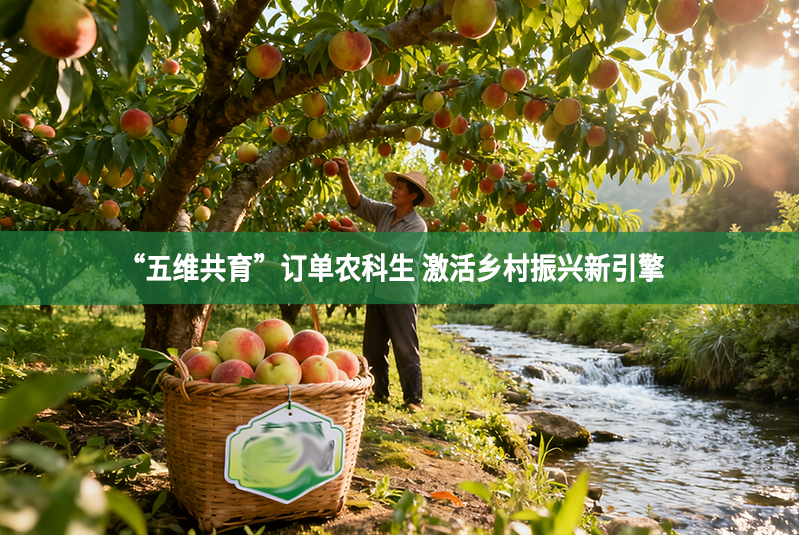 “五維共育”訂單農科生 激活鄉村振興新引擎