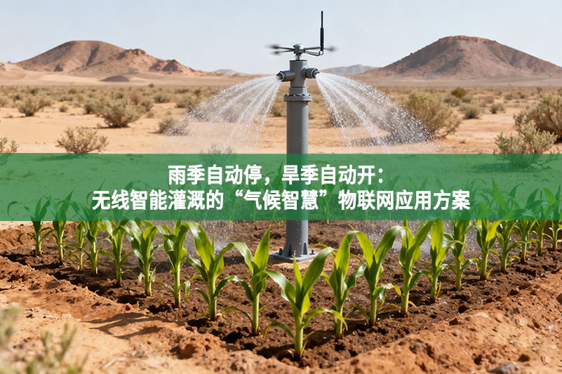 雨季自動停，旱季自動開：無線智能灌溉的 “氣候智慧” 物聯網應用方案