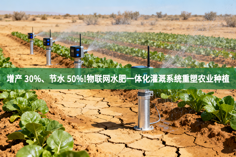 增產 30%、節水 50%!物聯網水肥一體化灌溉系統重塑農業種植